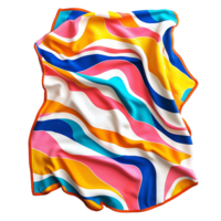 Multicolored Fabric with Abstract Patterns png