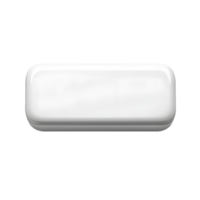 3D Soft Cornered Rectangle Button for UI png