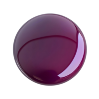 Glossy 3D Button with Circular Design png