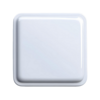 Stylish 3D Square Button Featuring a Unique Texture png