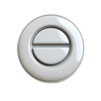 Interactive 3D Button with Toggle Switch On png
