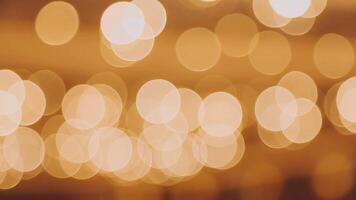 A blurry image of a lighted room with many lights video