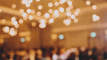 An image of a blurry image of a crowded room video