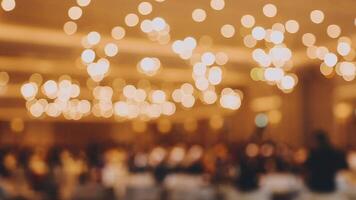 An image of a blurry image of a wedding reception video
