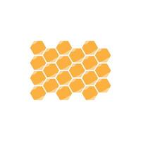 A honeycomb pattern is shown on a white background vector