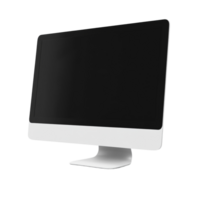 White All in One Desktop Computer Display Screen png