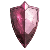 A Pink Crystal Shield Fantasy Item Design png