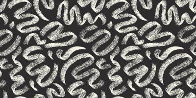 Artistic textured hand drawn swirl shapes background. seamless pattern with artistic wavy lines. Minimalistic hand drawn backdrop. vector