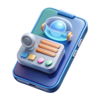 Illustration Mobile Gaming Controller Joystick App Gamepad Buttons png