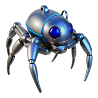 Advanced Surveillance Robot in a Futuristic Three Dimensional Scene of Innovation png