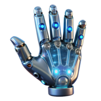 Robotic Hand with a Futuristic Design and Advanced Features for Precision png