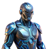 futurista blindado robot con avanzado mecánica y dinámica diseño png