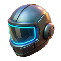 Futuristic Helmet Design with Advanced Mechanics and Dynamic Form png