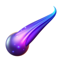 Abstract Purple Cosmic Orb A dynamic depiction of an orb navigating a world of cosmic purple, captured in abstract art in a digital world. png