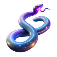 Cosmic Serpent Nebula Design A dynamic depiction of a serpent navigating a nebula, capturing the essence of the cosmos in a digital world. png