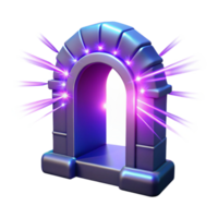 Glowing Archway Leading to a Mysterious and Enchanting Other World png