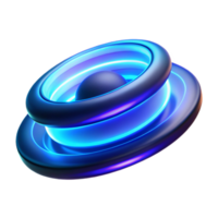 Glowing Orb Abstract Three Dimensional Render in a Creative Scene of Design png