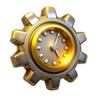 Tempo gestão engrenagem relógio produtividade uma dinâmico representação do uma relógio navegação uma mundo do Tempo gerenciamento, capturando a essência do produtividade dentro uma digital mundo. png