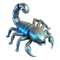 Robotic Scorpion in a Three Dimensional Model of Futuristic Design png