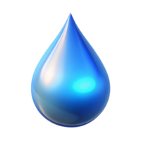 Liquid Drop as a Three Dimensional Model with Fluid Dynamics and Reflective Surface png
