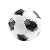 Classic black and white soccer ball with a smooth surface and precise stitching symbolizes teamwork passion and the universal joy of the beautiful game png