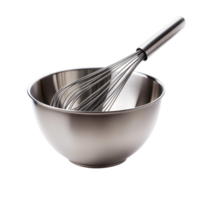 Mixing bowl and whisk symbolizing culinaryistry preparation creativity and versatile kitchen essentials png