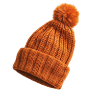Knitted beanie symbolizing warmth cozy fashion and a stylish accessory for chilly winter days png