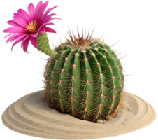 Beautiful desert cactus with vibrant colors. . png