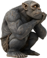 Hideous Ogre Monster with Dark, Ugly Features. . png