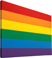 Colorful LGBTQ Love Symbol with a Message of Unity and Freedom. . png