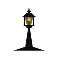 light silhouette design vector