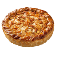 Bastila savory pie with almond topping crafted for a delightful culinary experience png