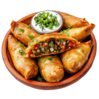 Salo traditional dish featuring delicious hand made pastries with fresh vegetables png