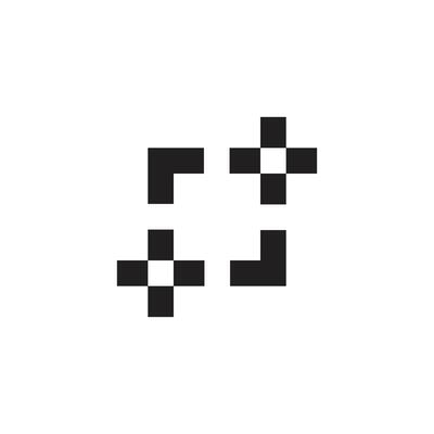 squares plus add target symbol icon