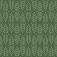 Green leaf simple fern seamless pattern background vector