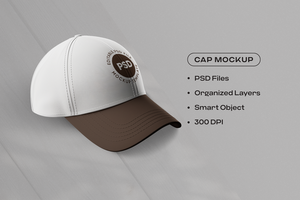 High-Quality Dad Cap Mockup with Customizable Design psd