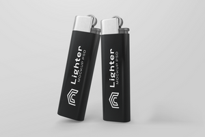 High-Resolution Lighter Mockup for E-Commerce Display psd