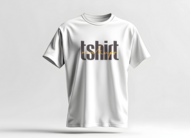 Editable T-Shirt Mockup with Smart Object Technology psd