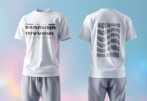 T-Shirt Mockup with Versatile Customization Features psd