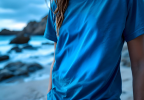 T-Shirt Mockup Set with Multiple Color Variations psd