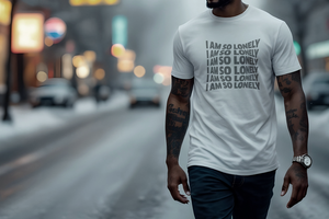 Side and Front View T-Shirt Mockup for Apparel Display psd