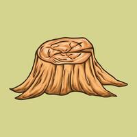 tree trunk illustration design graphic, hand drawn vector