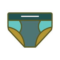 brief underwear , style icon color flat design symbol template vector