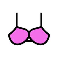 bra, Underwear icon flat color design symbol templates vector