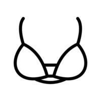 bra, Underwear icon line design templates vector