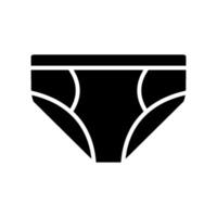 brief underwear icon black design symbol templates vector