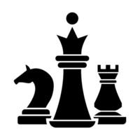 chess, strategy icon symbol design template vector