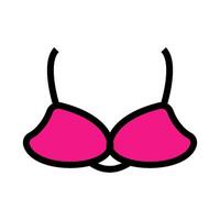 bra, Underwear icon graphic symbol design template vector