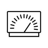 voltage regulator diode icon line design symbol flat template vector