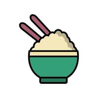 rice, top icon design template vector
